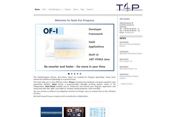 tools4progress.com site used Iap