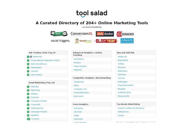 toolsalad.com site used Toolsalad