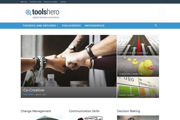 toolshero.com site used Toolshero-wp-theme