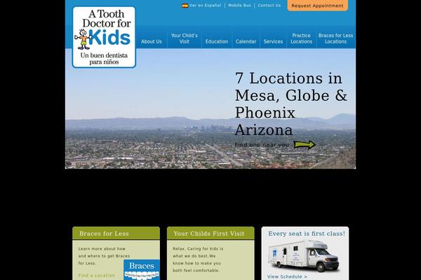 WordPress website example screenshot