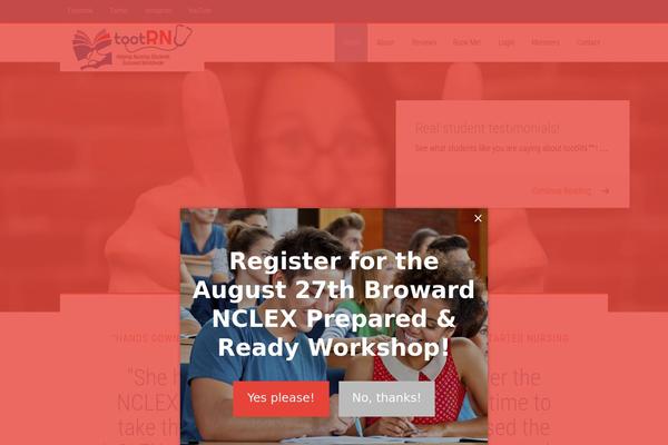 Spacious theme site design template sample