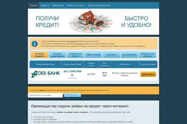 top-banki.ru site used Financesite