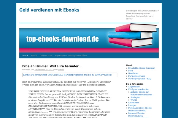 WordPress website example screenshot
