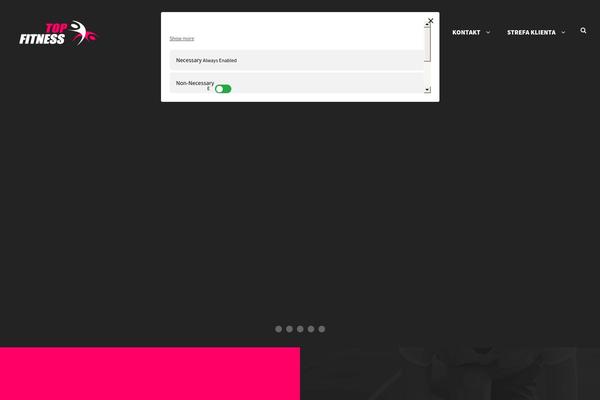 Infinite theme site design template sample
