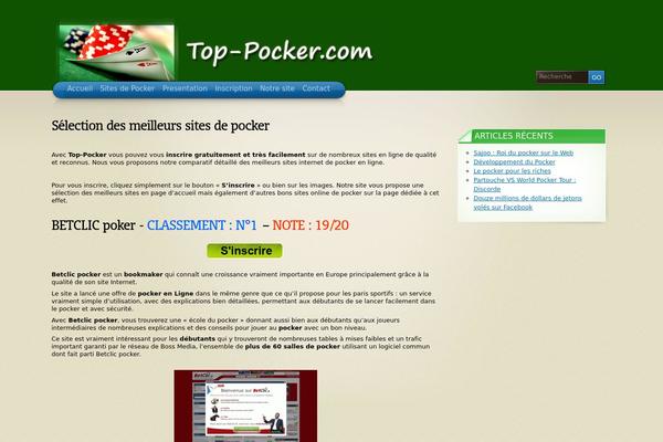 top-pocker.com site used Arclite_fr