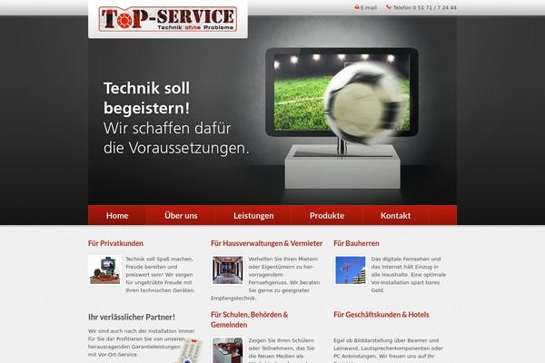 WordPress website example screenshot