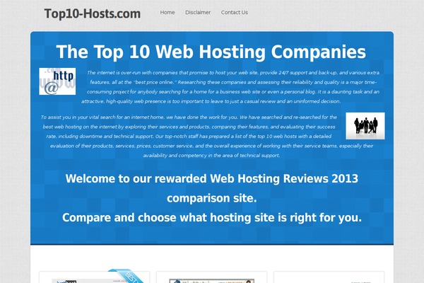 top10-hosts.com site used Affiliateboard