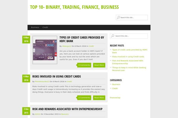 Twenty Fifteen theme site design template sample