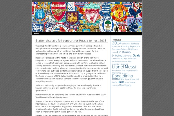 Default theme site design template sample