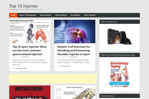 top10injuries.com site used Combomag