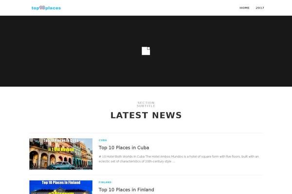 WordPress website example screenshot