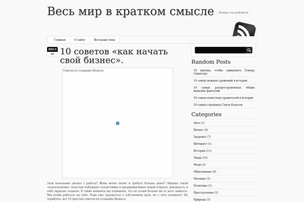 top10today.ru site used Simplenotes