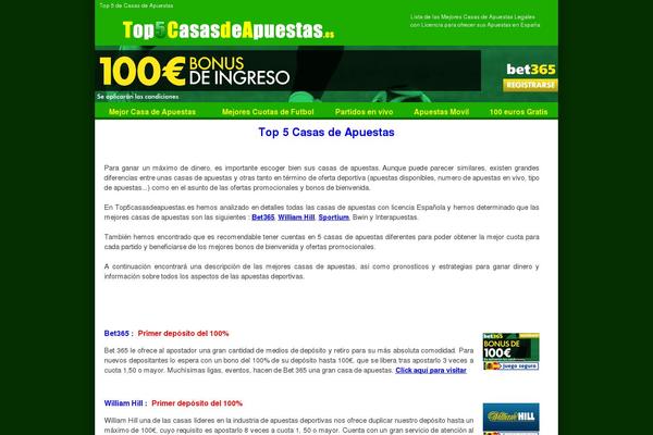 top5casasdeapuestas.es site used Diseno2013wp