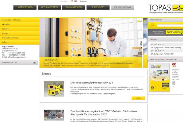 topas-gmbh.de site used Topas