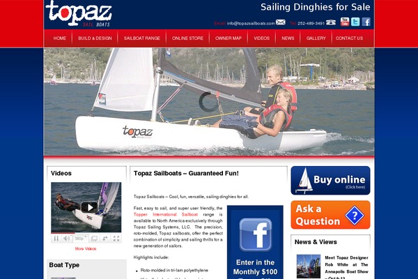 topazsailboats.com site used Imaframework