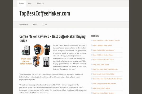 WordPress website example screenshot