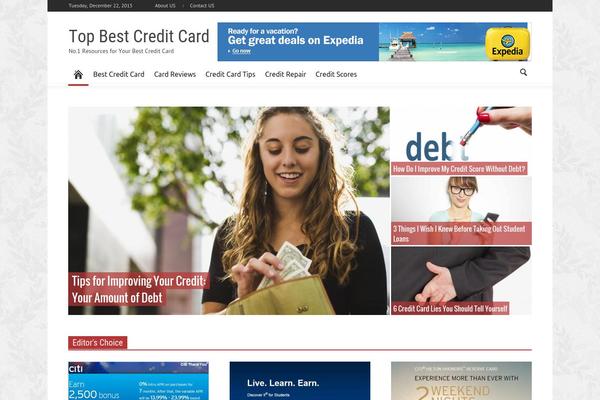 topbestcreditcard.com site used Newspaper