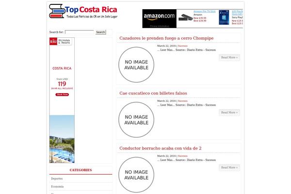 topcostarica.com site used Supersense