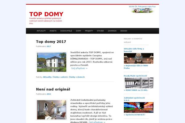 topdomy.cz site used Topdomy