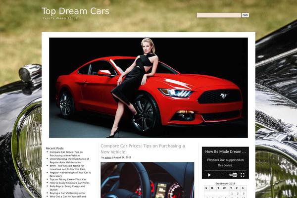topdreamcars.com site used Interiors