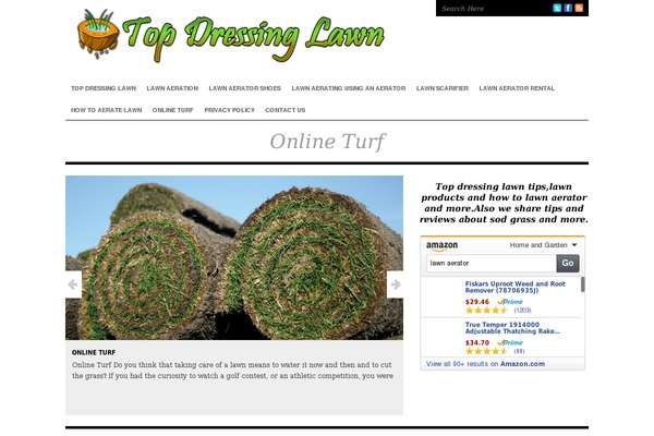 topdressinglawn.com site used Structure