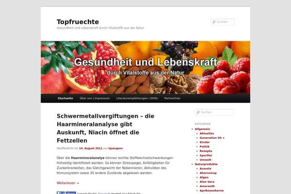 WordPress website example screenshot
