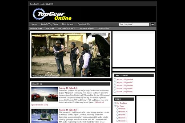 topgearonline.com site used Topgear