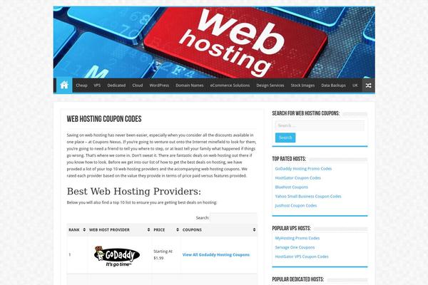 WordPress website example screenshot