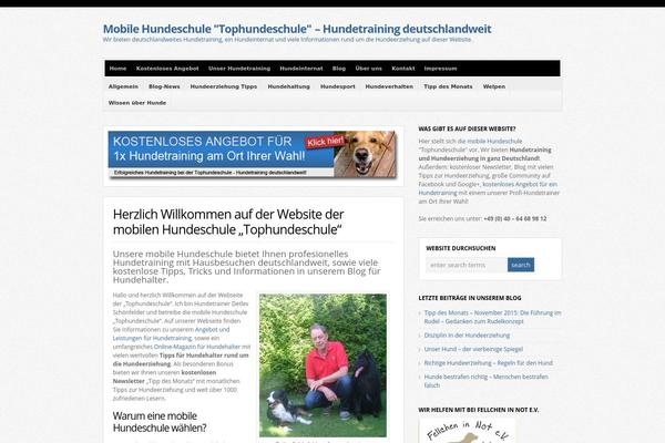 tophundeschule.de site used WP-Bold  1.0.8