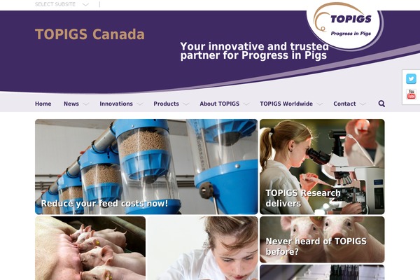 topigs.ca site used Topigs