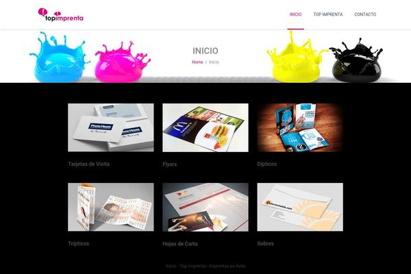 Incart theme site design template sample