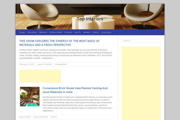 Ganteng theme site design template sample