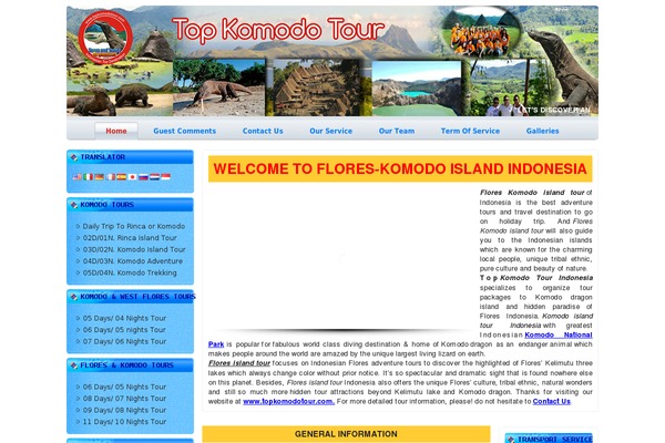topkomodotour.com site used Komodo
