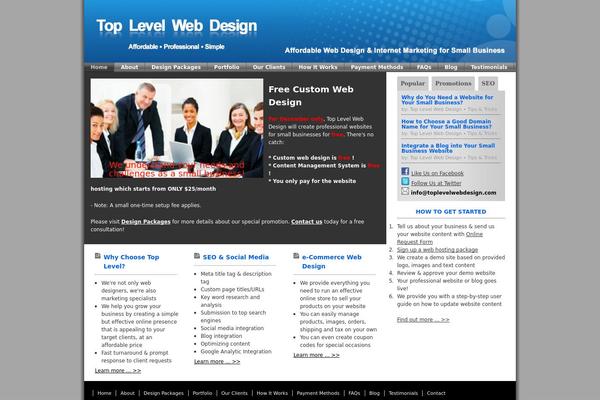 toplevelwebdesign.com site used iCompany