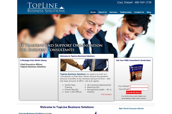 toplinebusinesssolutions.com site used Topline