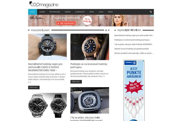 Magzimize theme site design template sample