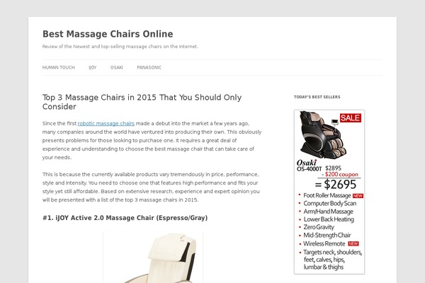 Twenty Twelve theme site design template sample