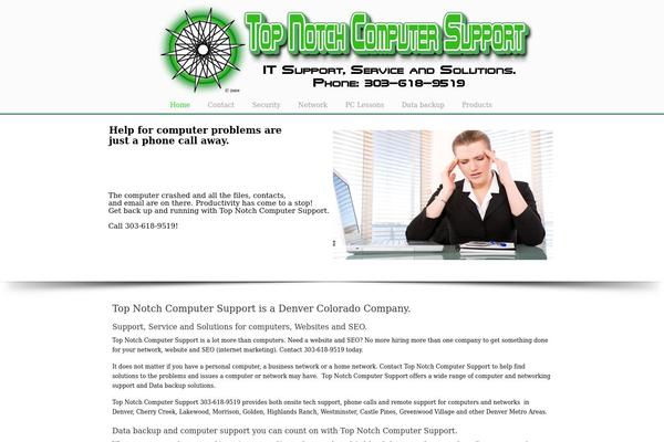 WordPress website example screenshot