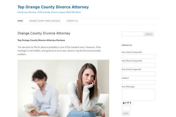 Twenty Twelve theme site design template sample