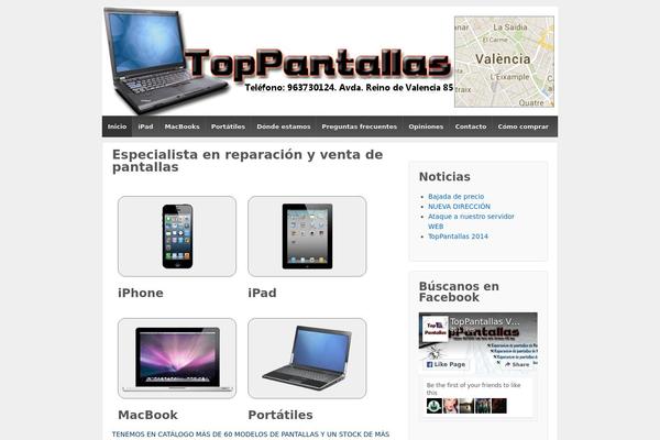 WordPress website example screenshot