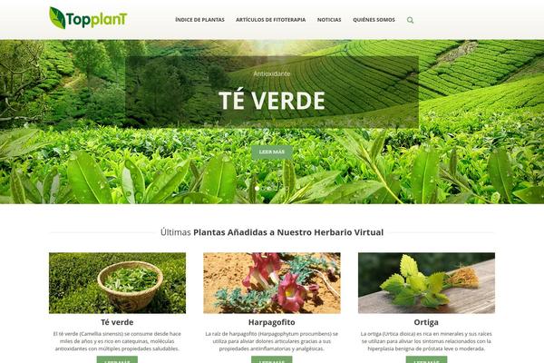 topplant.es site used Organique-child