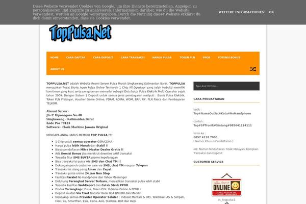 toppulsa.net site used CleanBIZ