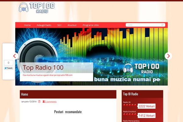 topradio100.com site used Homedish