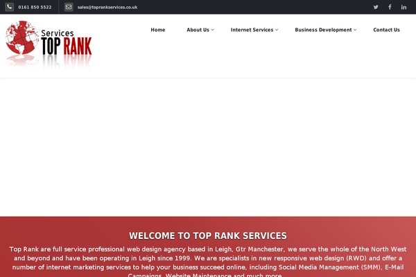 toprankservices.co.uk site used Robust