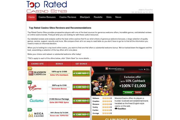 WordPress website example screenshot