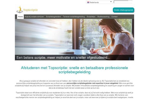 topscriptie.nl site used Topscriptie