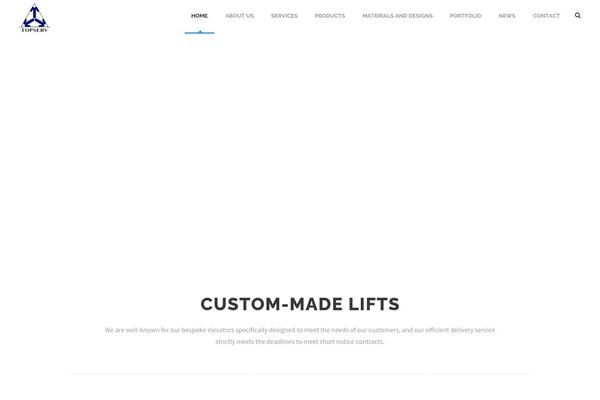 Infinite theme site design template sample