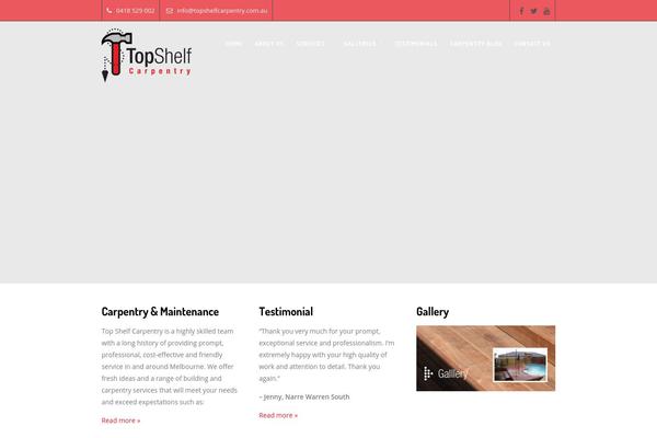 WordPress website example screenshot