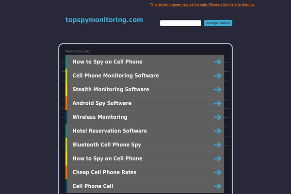 topspymonitoring.com site used Android