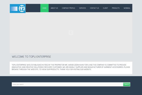 Tisson theme site design template sample